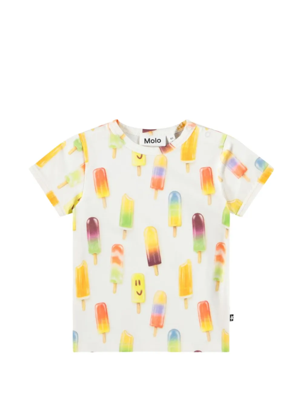 Molo Easy popsicle-print T-shirt - Bianco