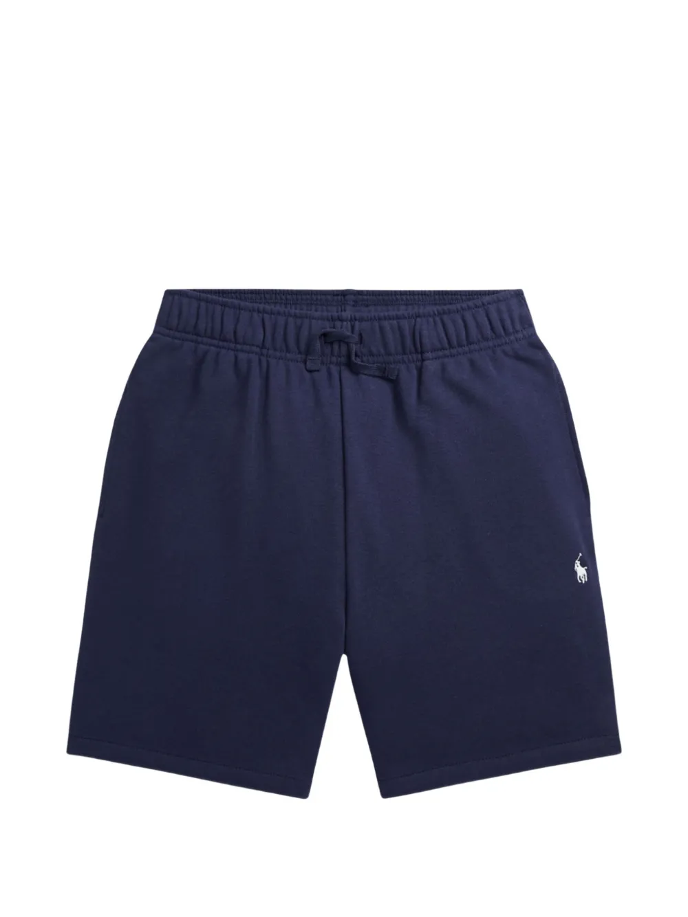 POLO RALPH LAUREN KIDS logo-embroidered drawstring shorts - Blu