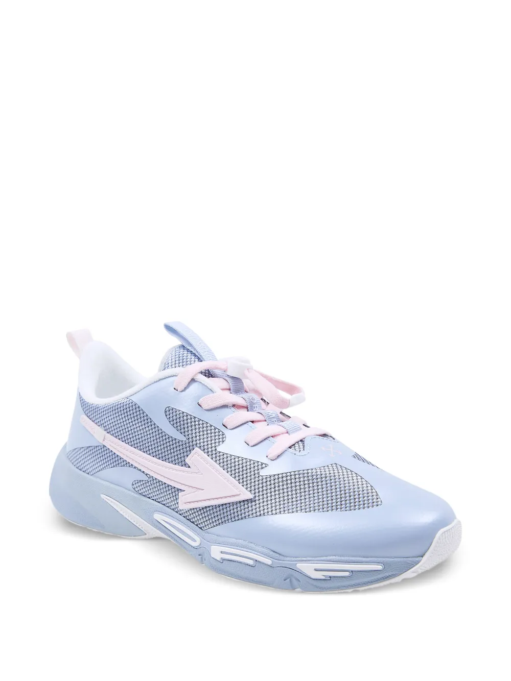 Off-White Kids Arrows-patch mesh sneakers - Blu