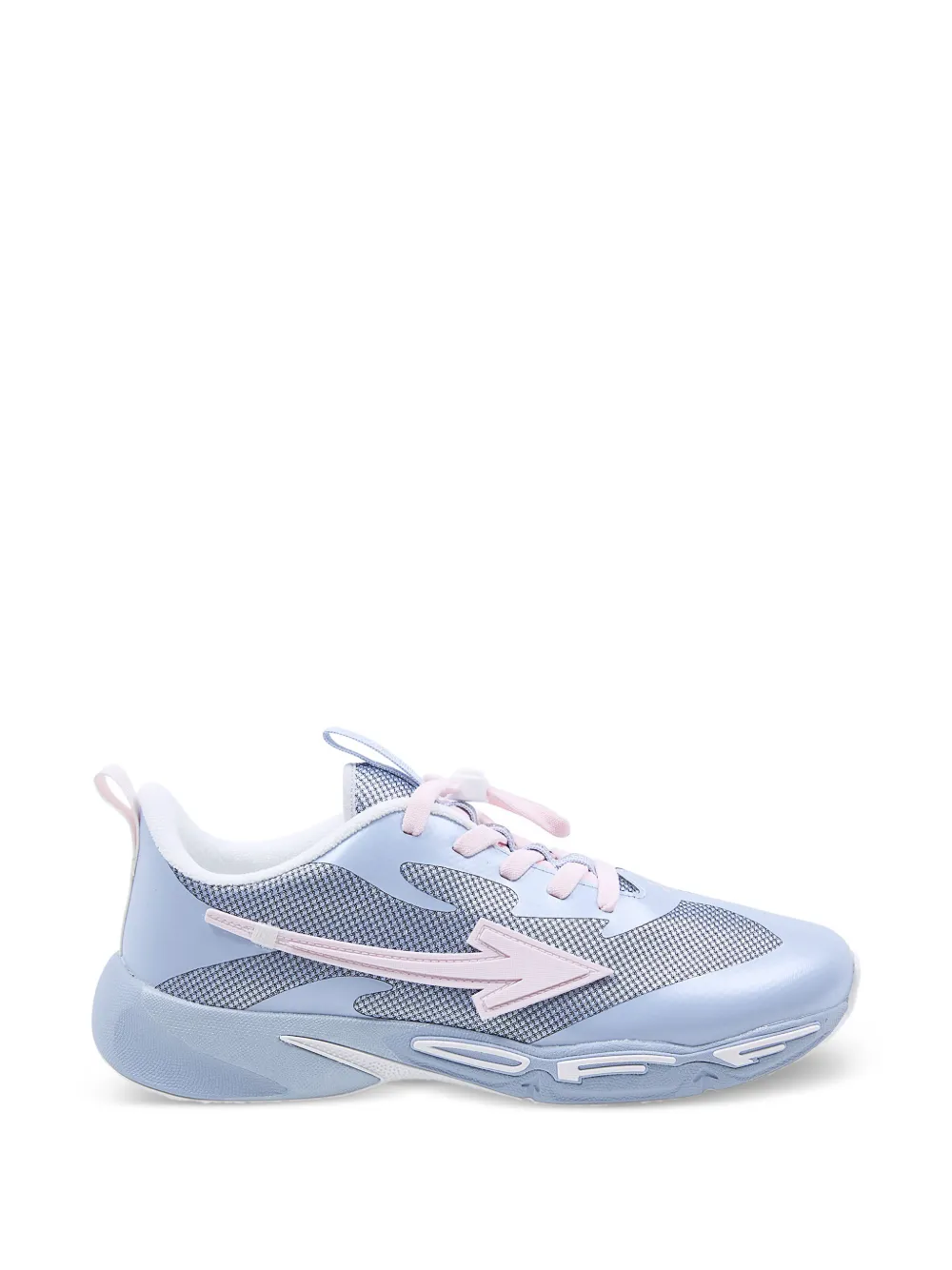 Off-White Kids Arrows-patch mesh sneakers Blauw