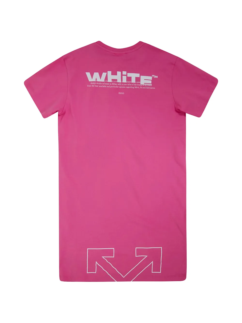 Off-White Kids Jurk met logoprint Roze