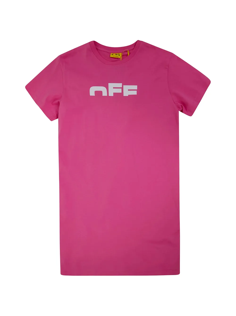 Off-White Kids logo-print cotton dress - Rosa