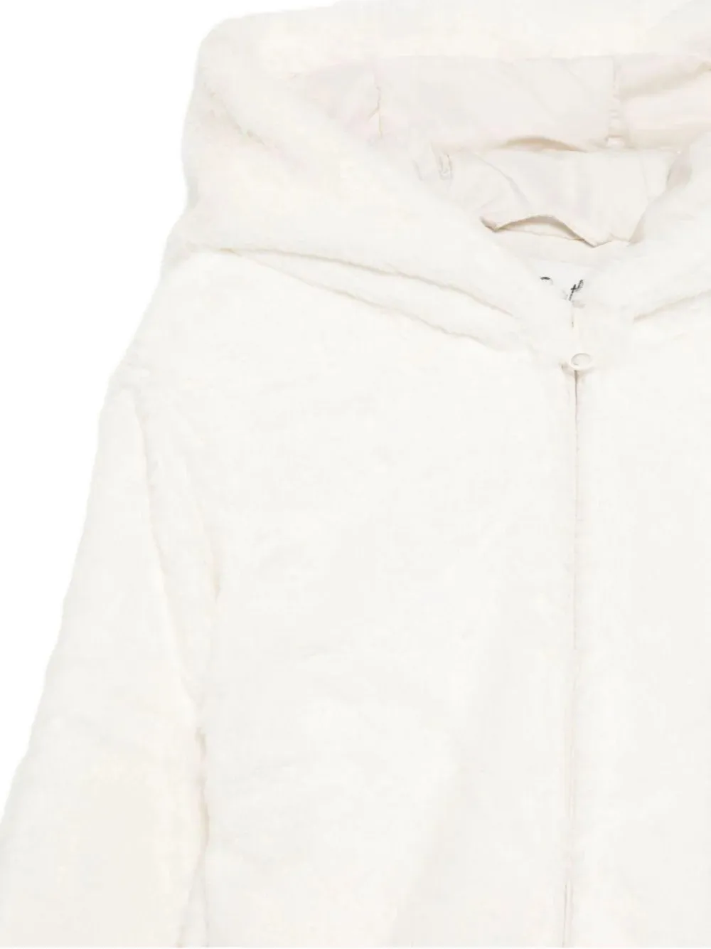 MC2 Saint Barth Kids x Trudi jack van imitatiebont met beerpatch Beige