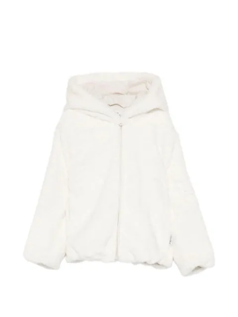 MC2 Saint Barth Kids x Trudi bear-patch faux-fur jacket