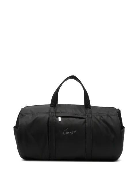 Kenzo logo-embroidered duffle bag