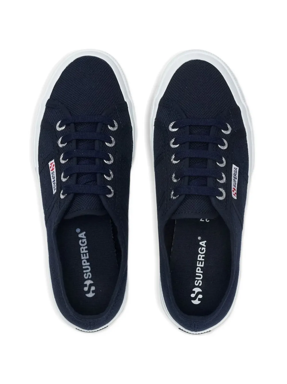 Superga Kids 2750 canvas sneakers Blauw