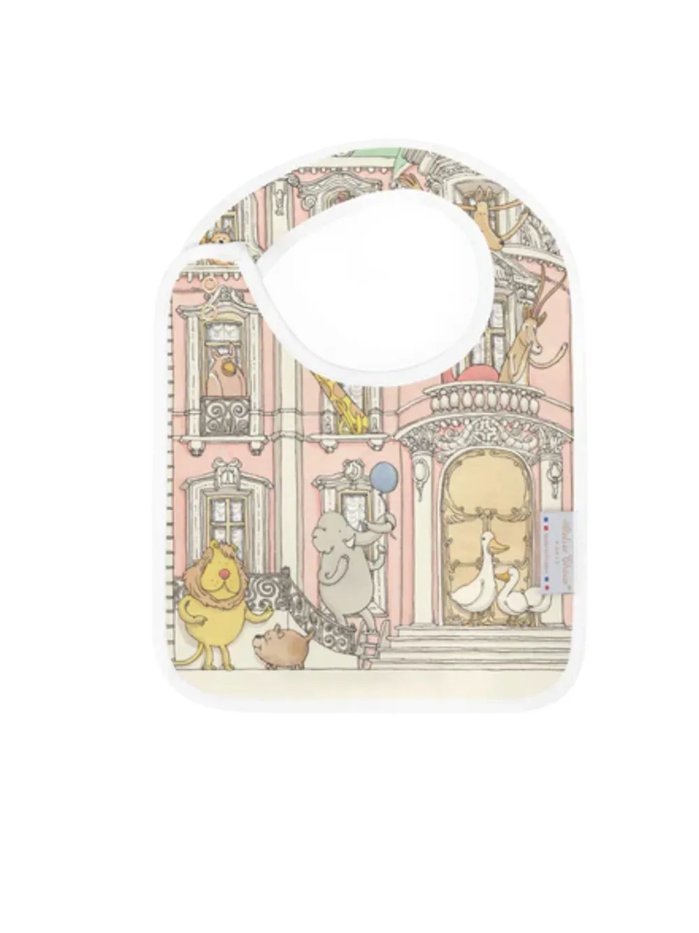  Atelier Choux Monceau Graphic-print Bib - Bleu 