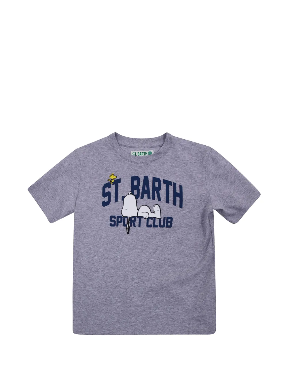 MC2 Saint Barth Kids T-shirt met Peunuts-print Grijs
