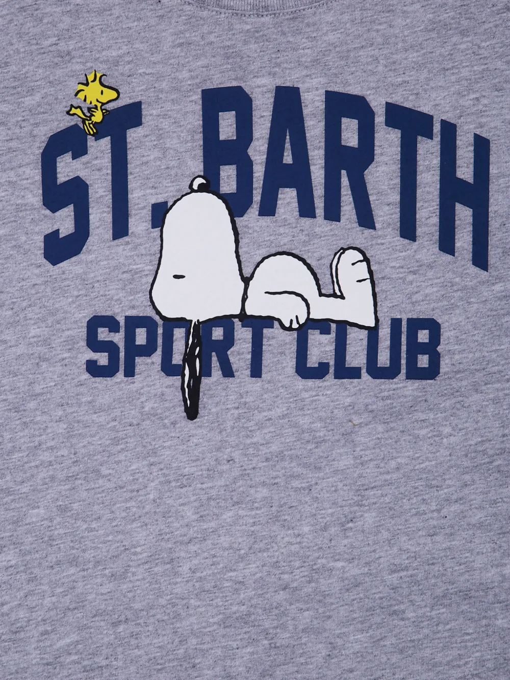 MC2 Saint Barth Kids T-shirt met Peunuts-print Grijs