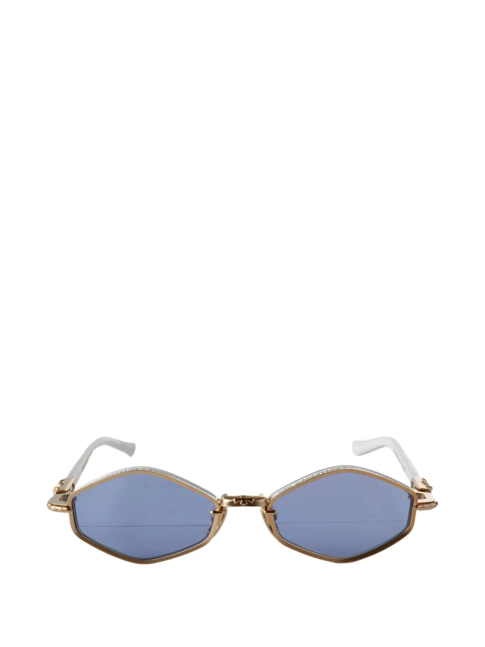 Chrome Hearts Geometric-frame Sunglasses In Gold