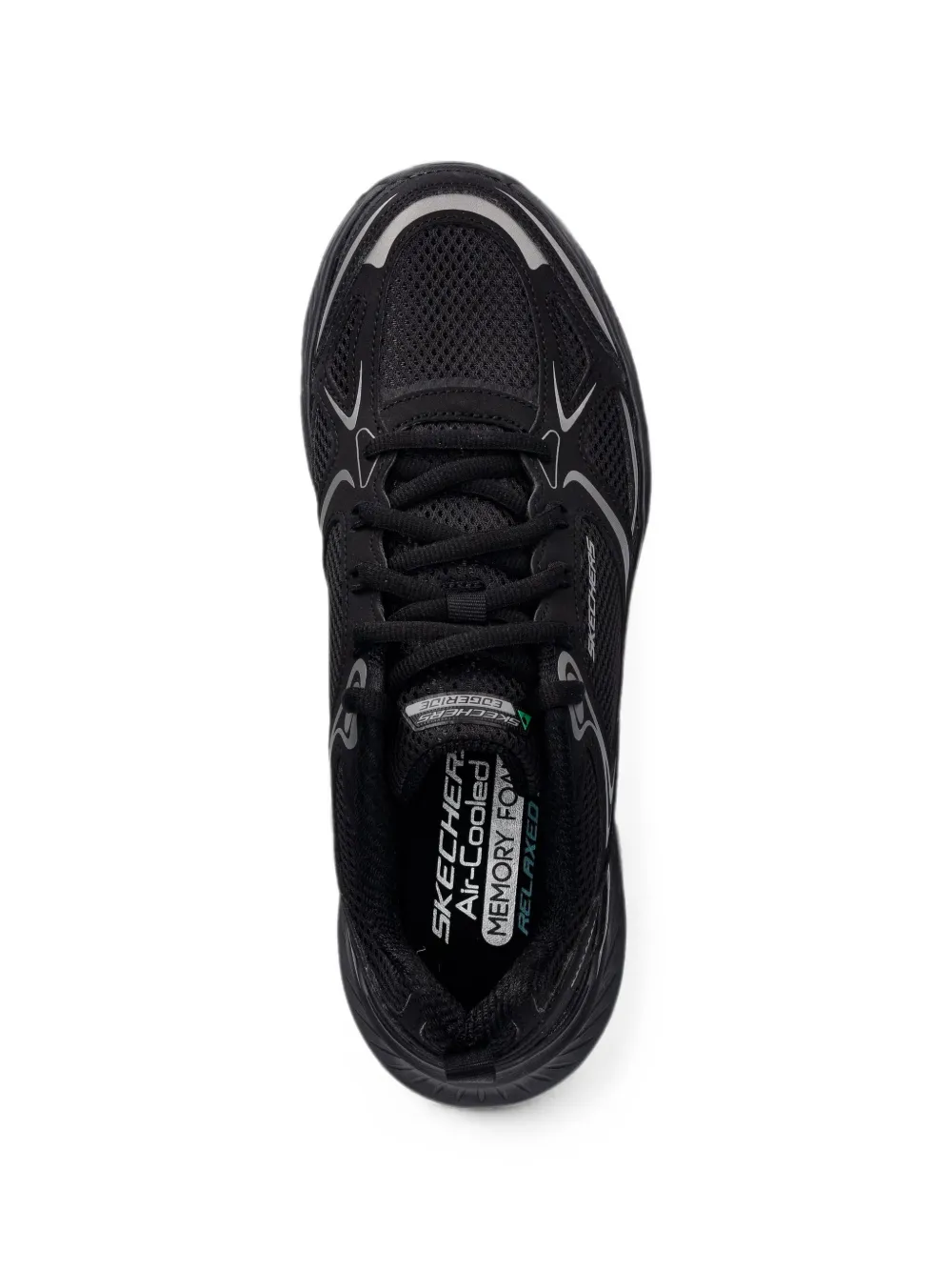 Skechers Edgeride Exodis mesh sneakers Zwart
