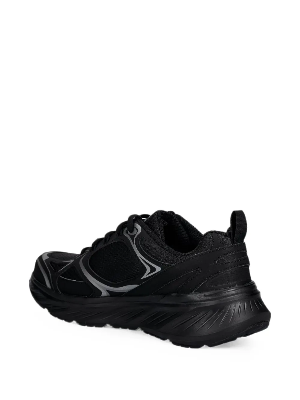 Skechers Edgeride Exodis mesh sneakers Zwart