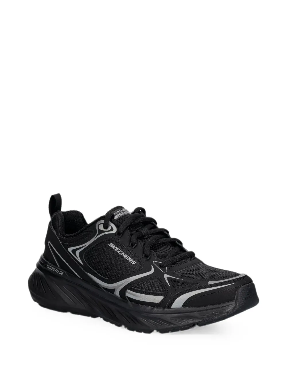 Skechers Edgeride Exodis mesh sneakers Zwart
