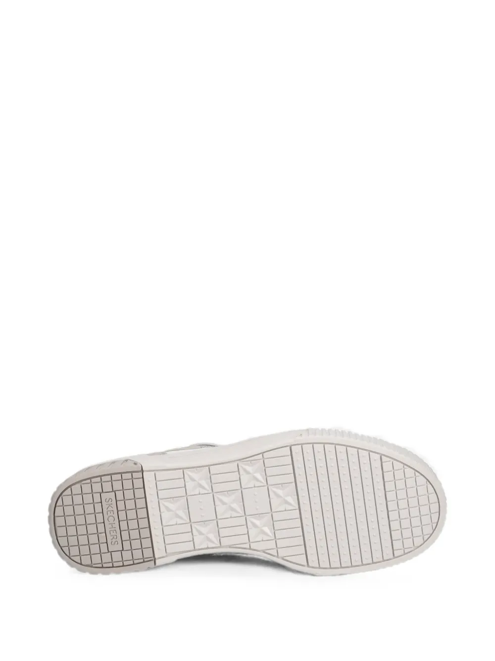 Skechers Jade Lustrous Luxury sneakers met luipaard-print en vlakken Wit