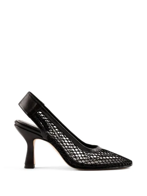 Souliers Martinez Beatriz mesh slingback pumps