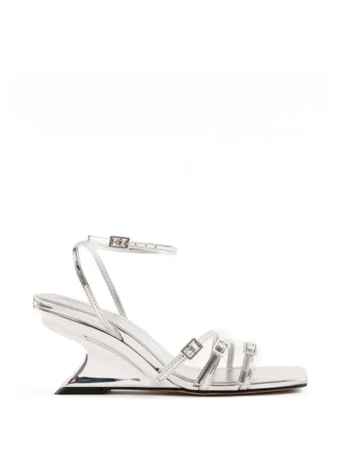 Souliers Martinez Eden buckle-strap wedge sandals