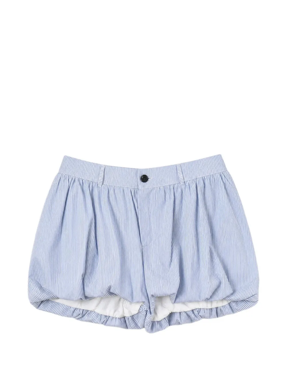 Emergency Room pinstripe-pattern balloon shorts - Blue