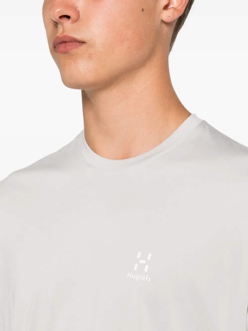 Haglöfs T-shirt met logoprint Grijs