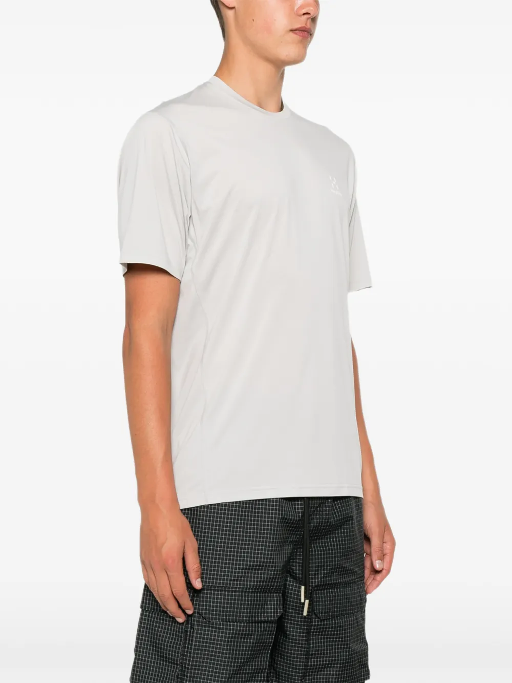 Haglöfs T-shirt met logoprint Grijs