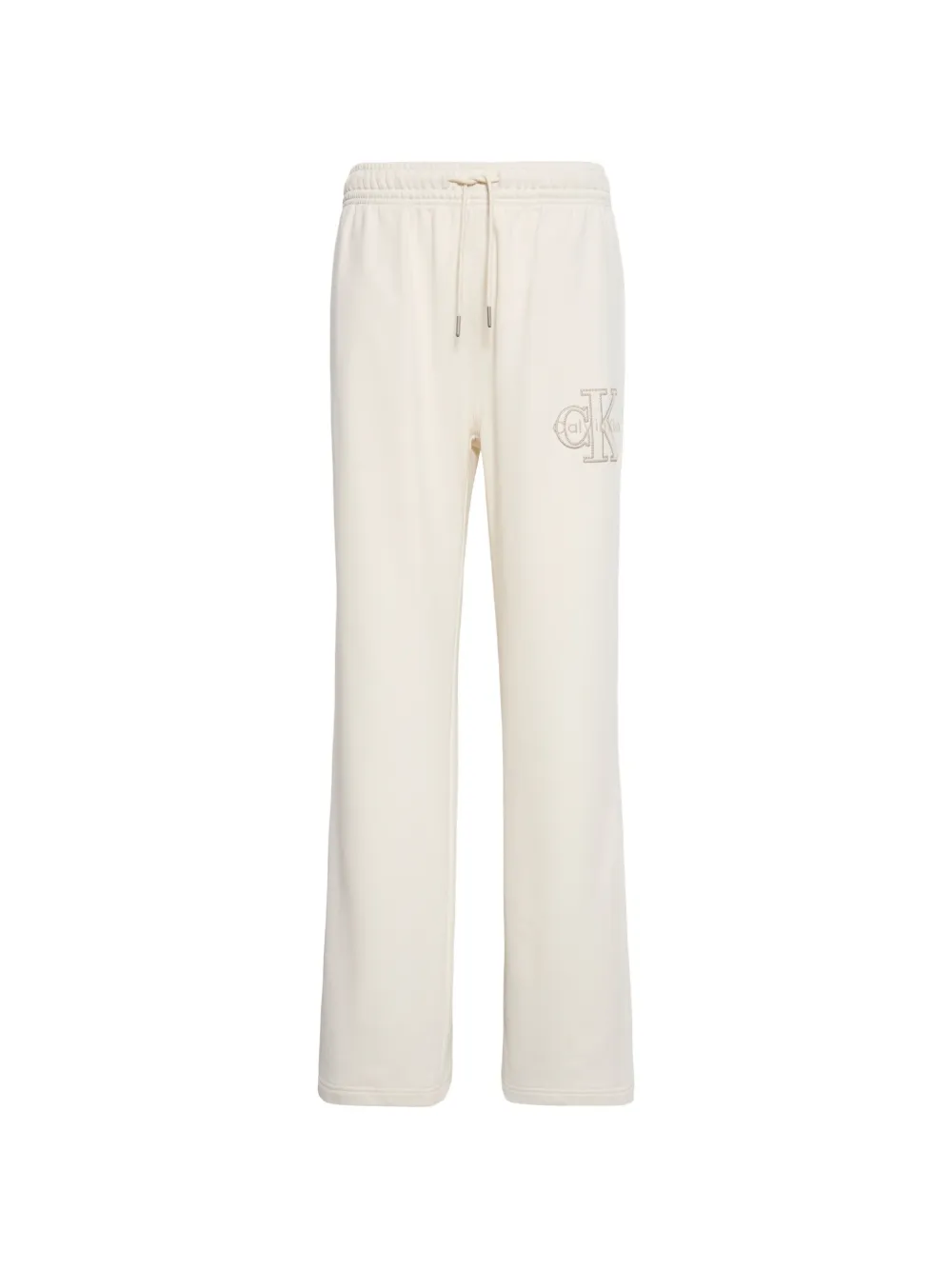 Calvin Klein logo-embroidered drawstring track pants - Toni neutri