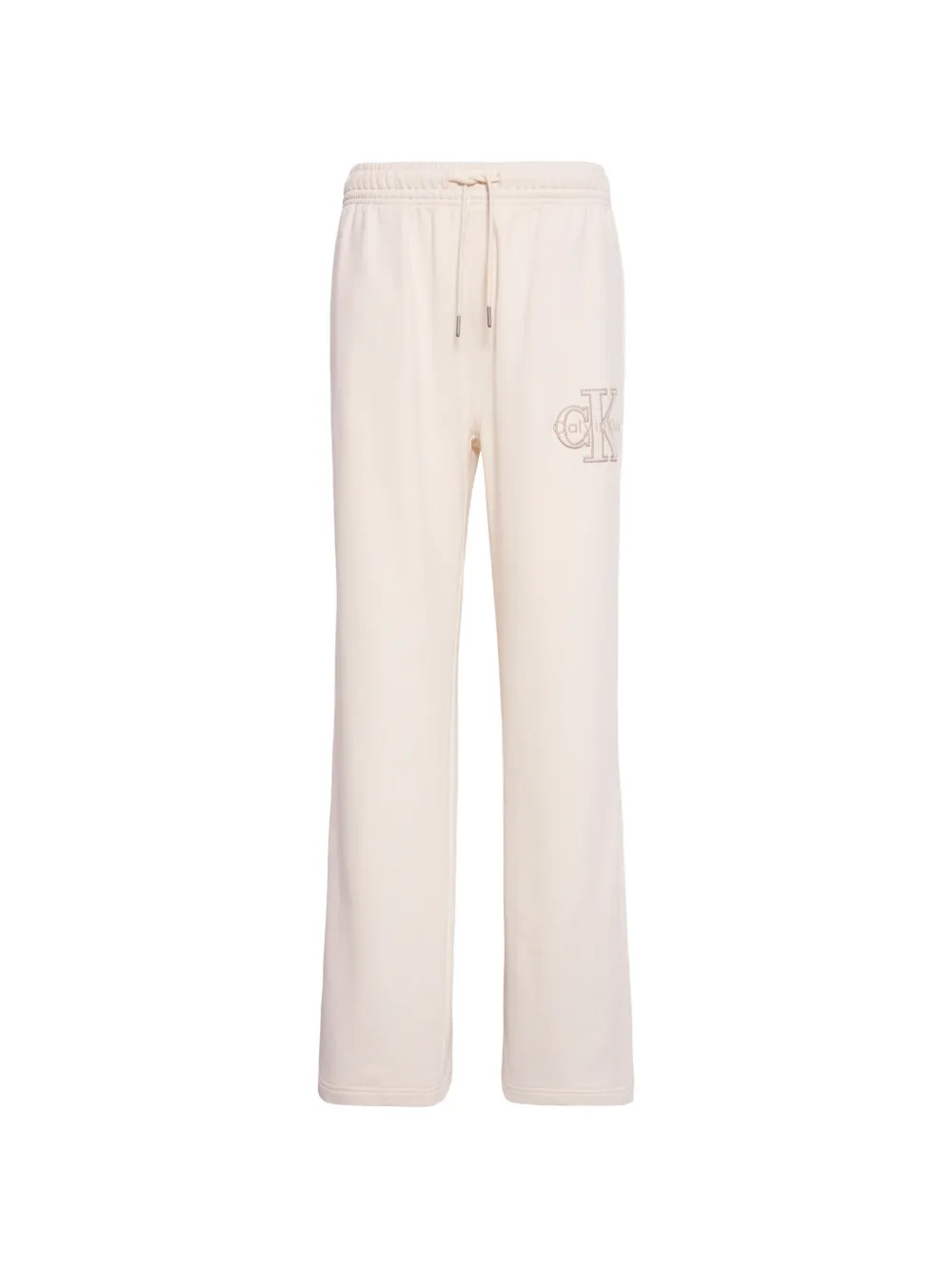 Calvin Klein logo-embroidered drawstring track pants - Toni neutri