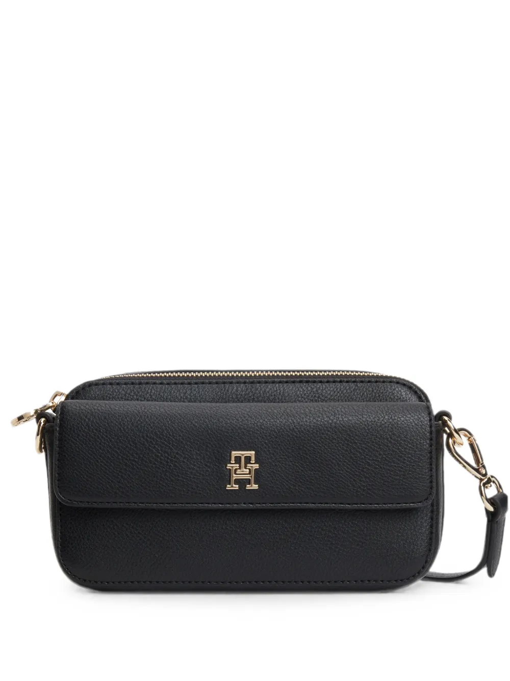 Tommy Hilfiger logo-plaque shoulder bag - Nero
