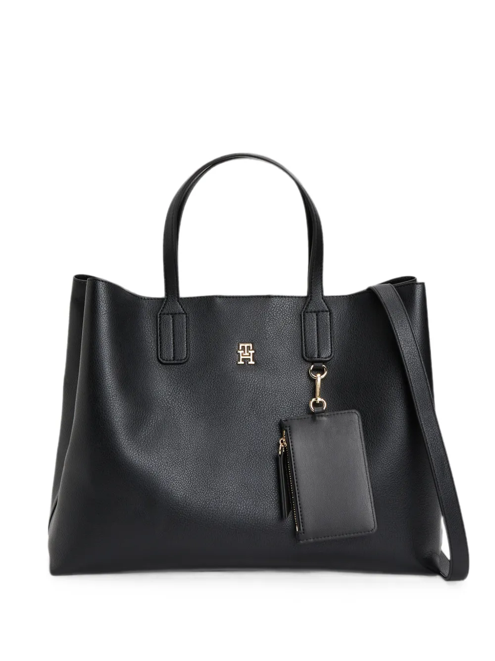 Tommy Hilfiger logo-plaque tote bag - Nero