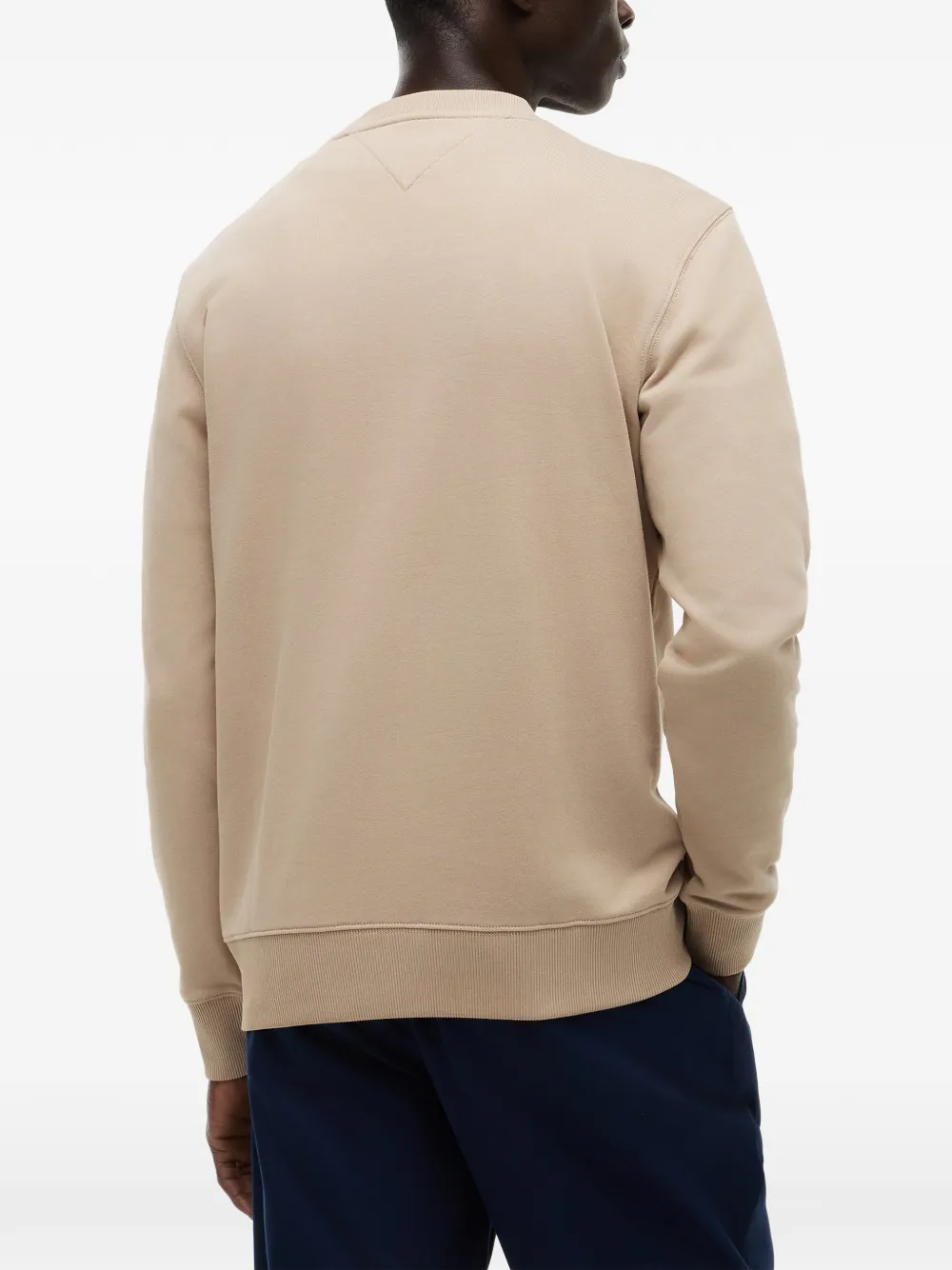 Tommy Hilfiger Sweater met logopatch Beige