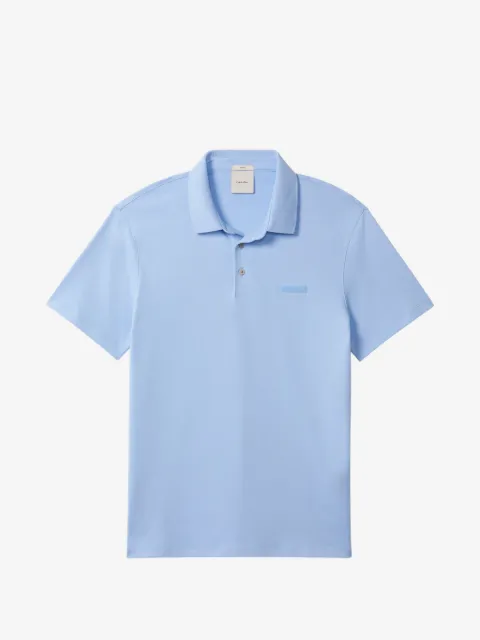 Calvin Klein logo-plaque polo shirt