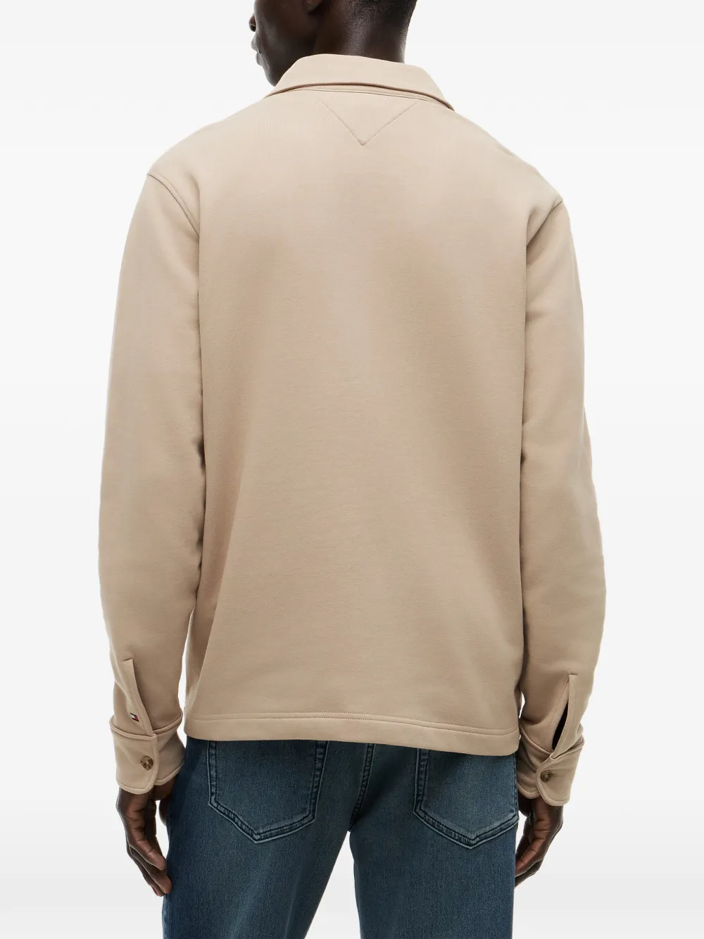 Tommy Hilfiger Button-up jack met borstzak Beige