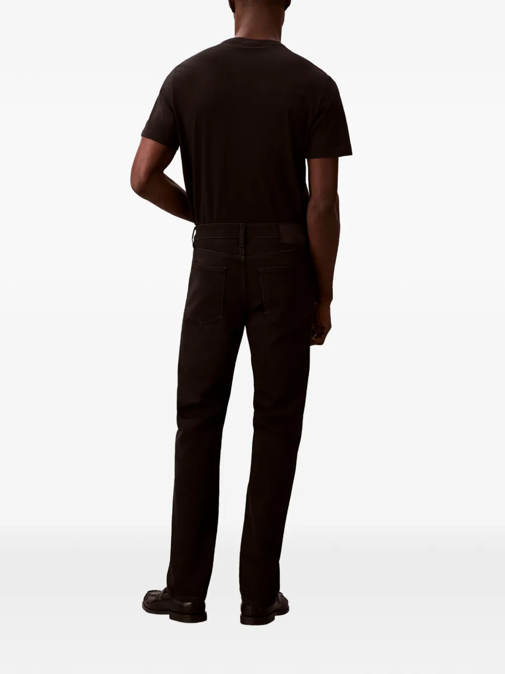Calvin Klein Straight jeans Zwart