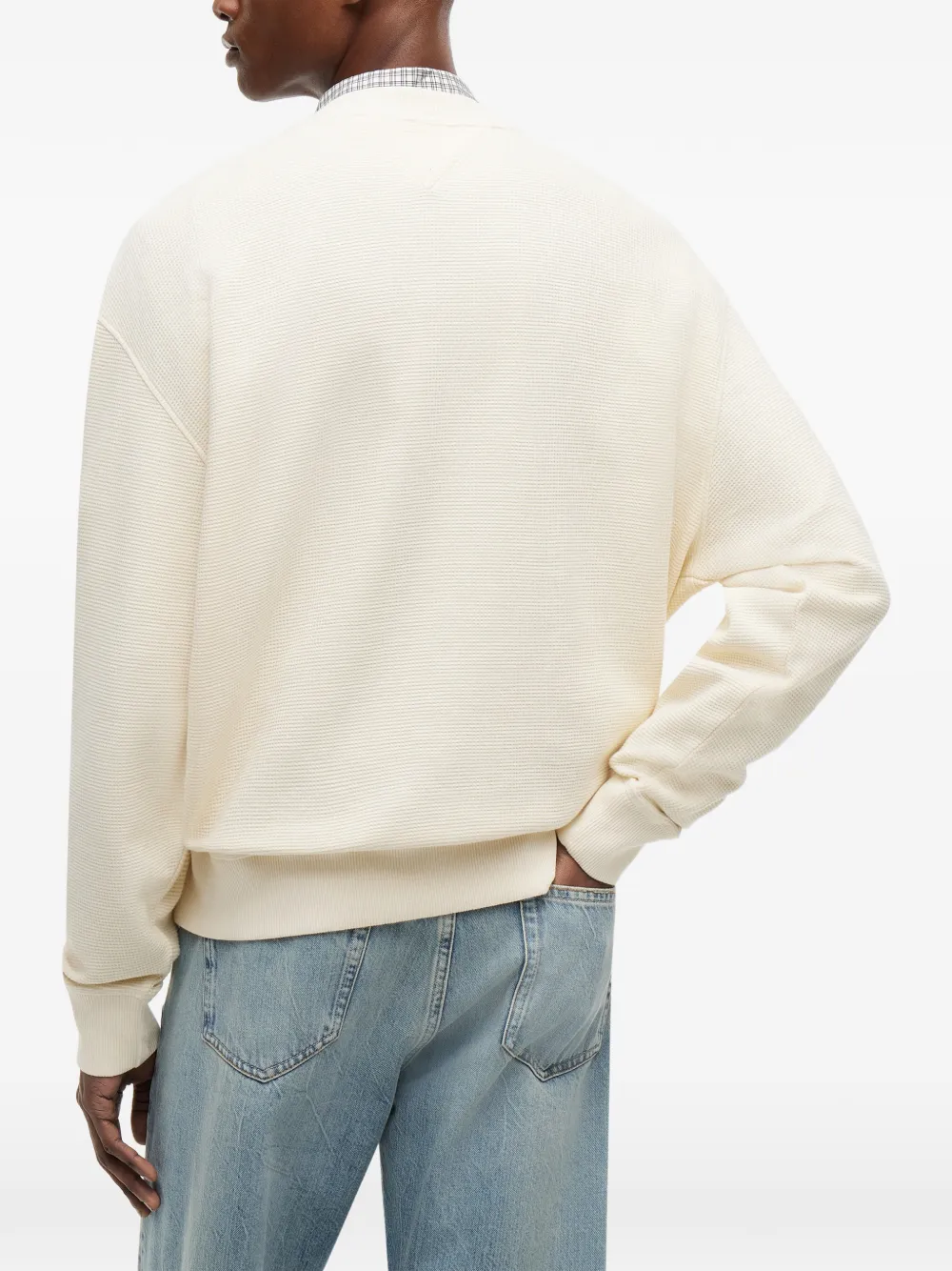 Tommy Hilfiger Trui met logopatch Beige