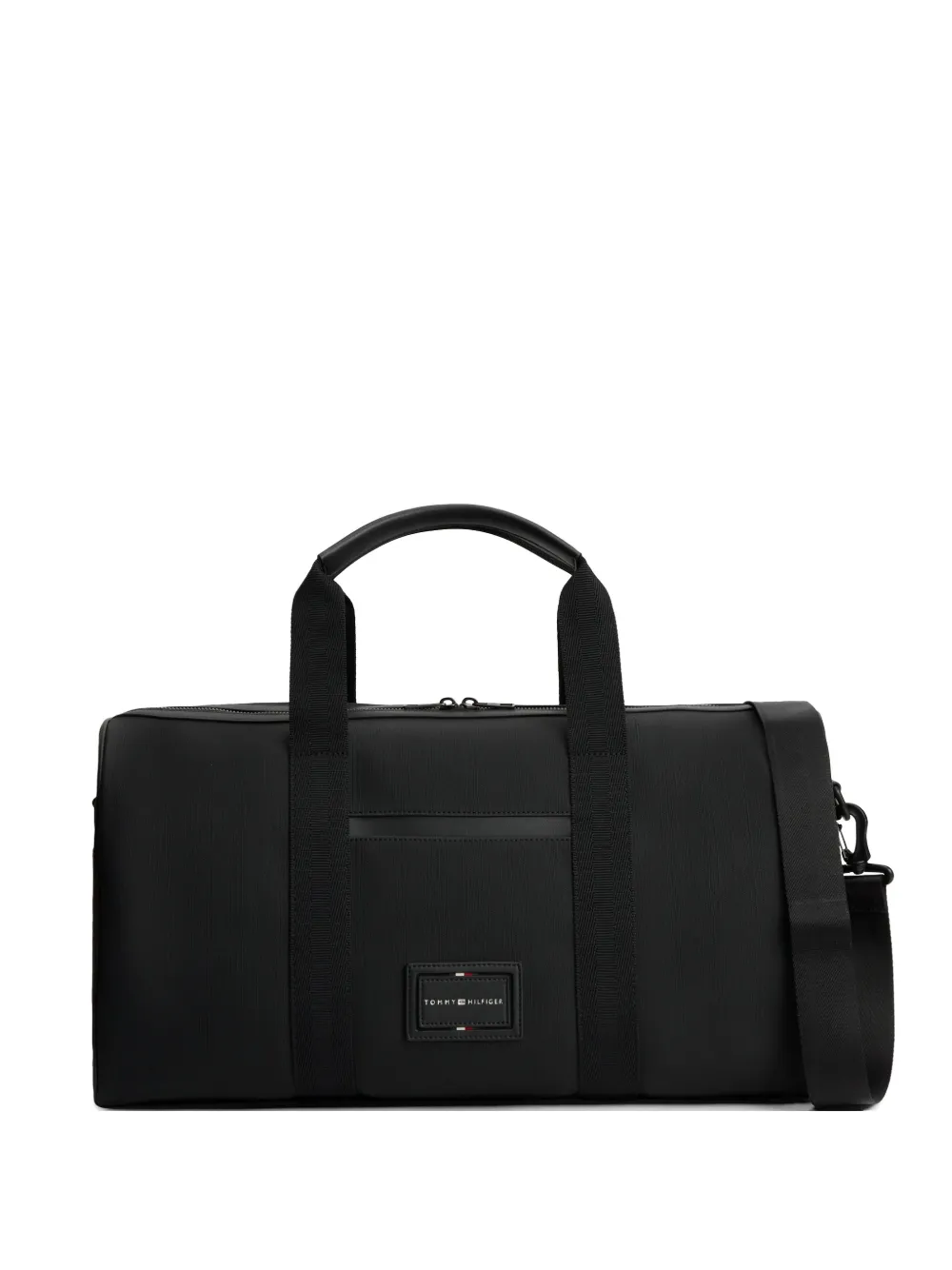 Tommy Hilfiger logo-patch holdall bag - Black