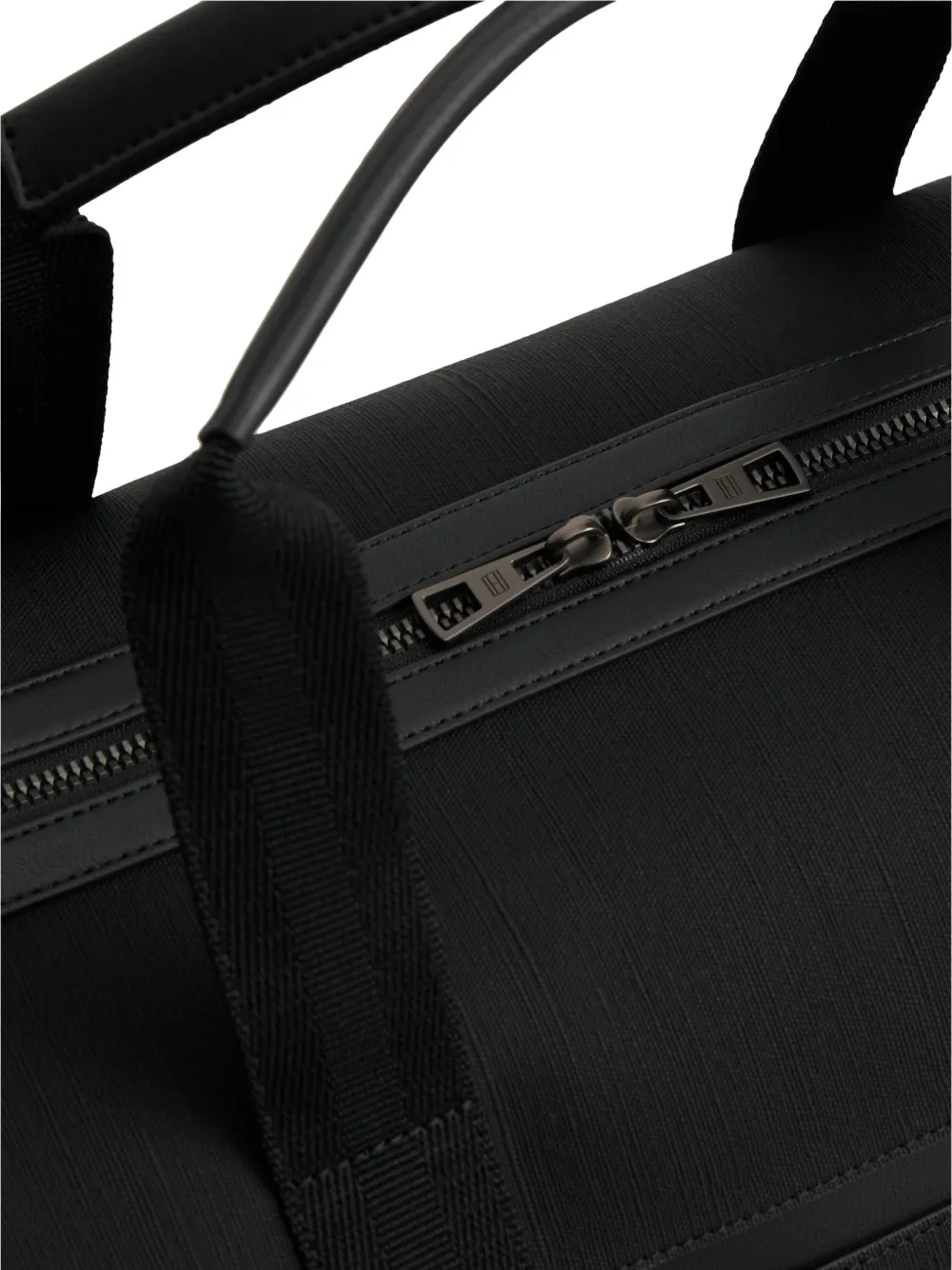 Tommy Hilfiger Reistas met logopatch Zwart