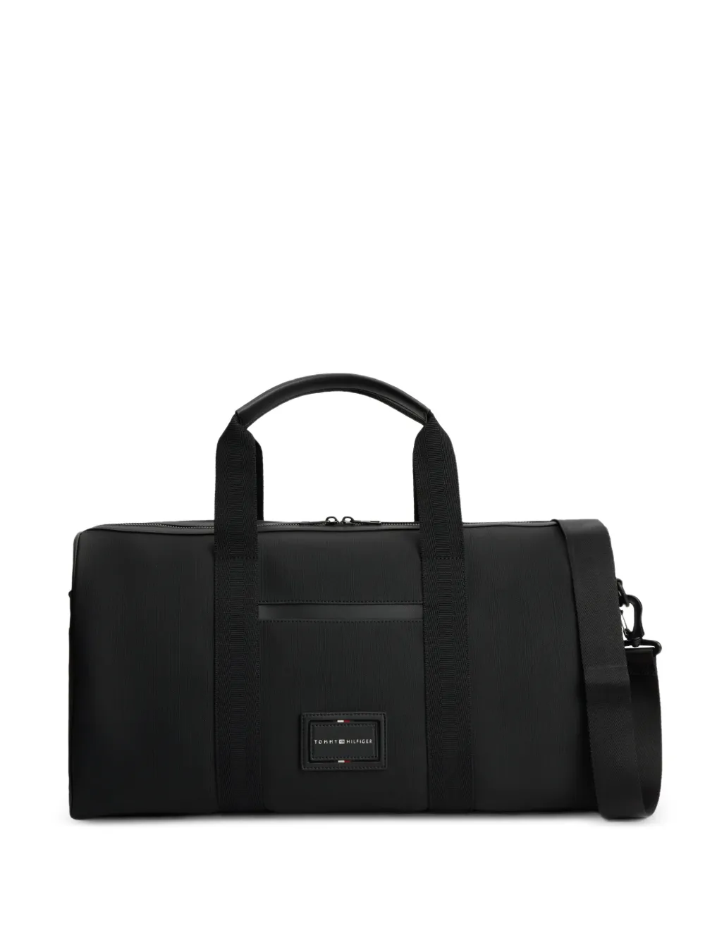 Tommy Hilfiger logo-patch holdall bag - Nero
