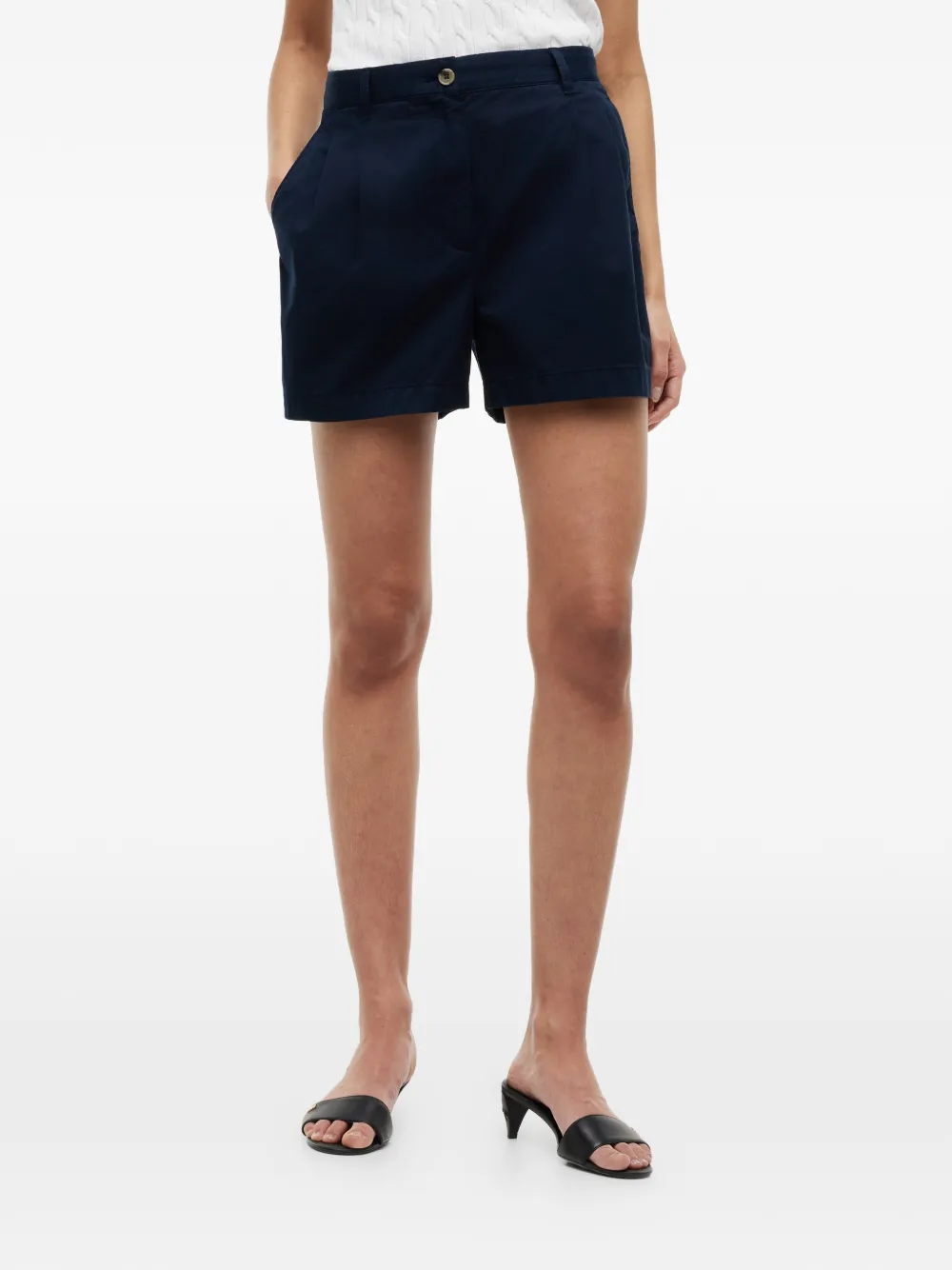 Tommy Hilfiger Flared shorts Blauw