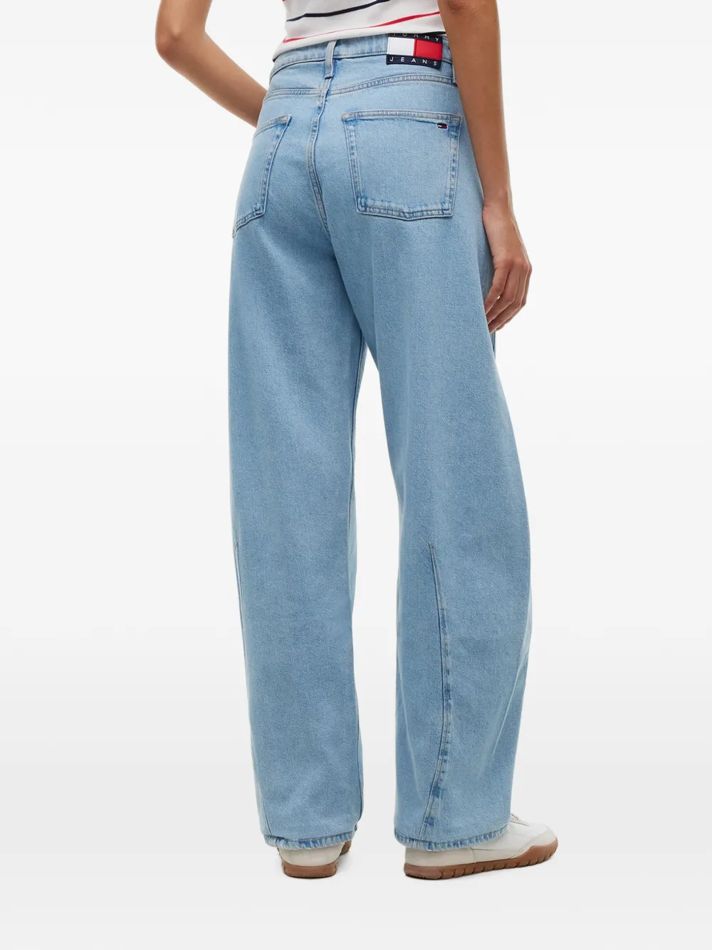 Tommy Hilfiger Jeans met barrel pijpen Blauw