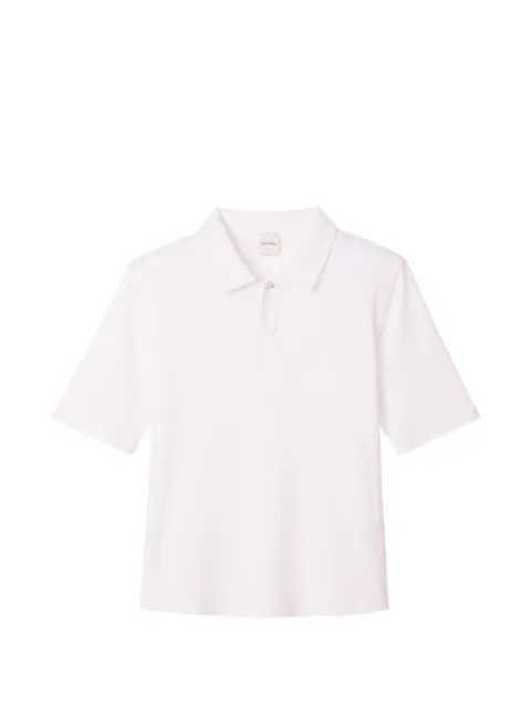 Calvin Klein ribbed polo shirt
