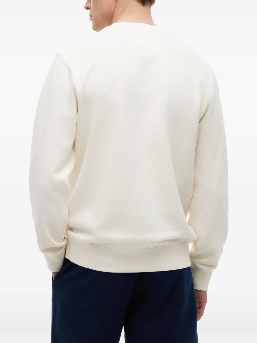 Tommy Hilfiger Sweater met geborduurd logo Beige