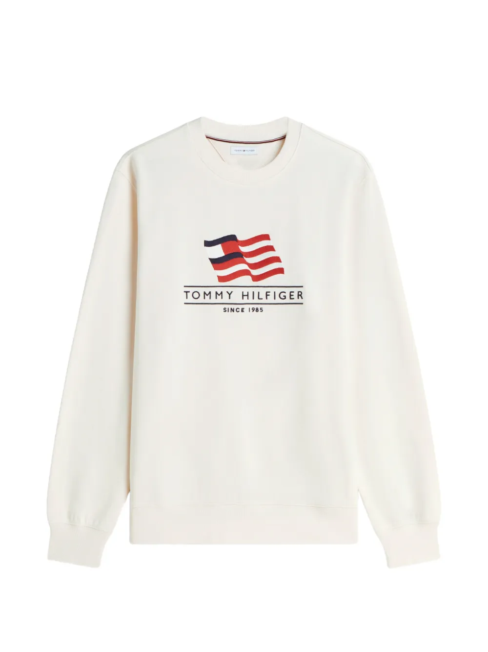 Tommy Hilfiger logo-embroidered sweatshirt - Toni neutri