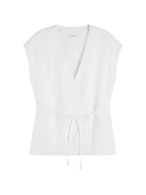 Tommy Hilfiger blusa cruzada sin mangas