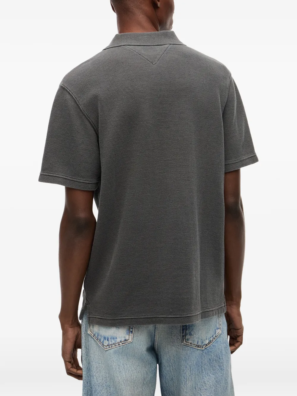 Tommy Hilfiger Poloshirt met korte mouwen Zwart