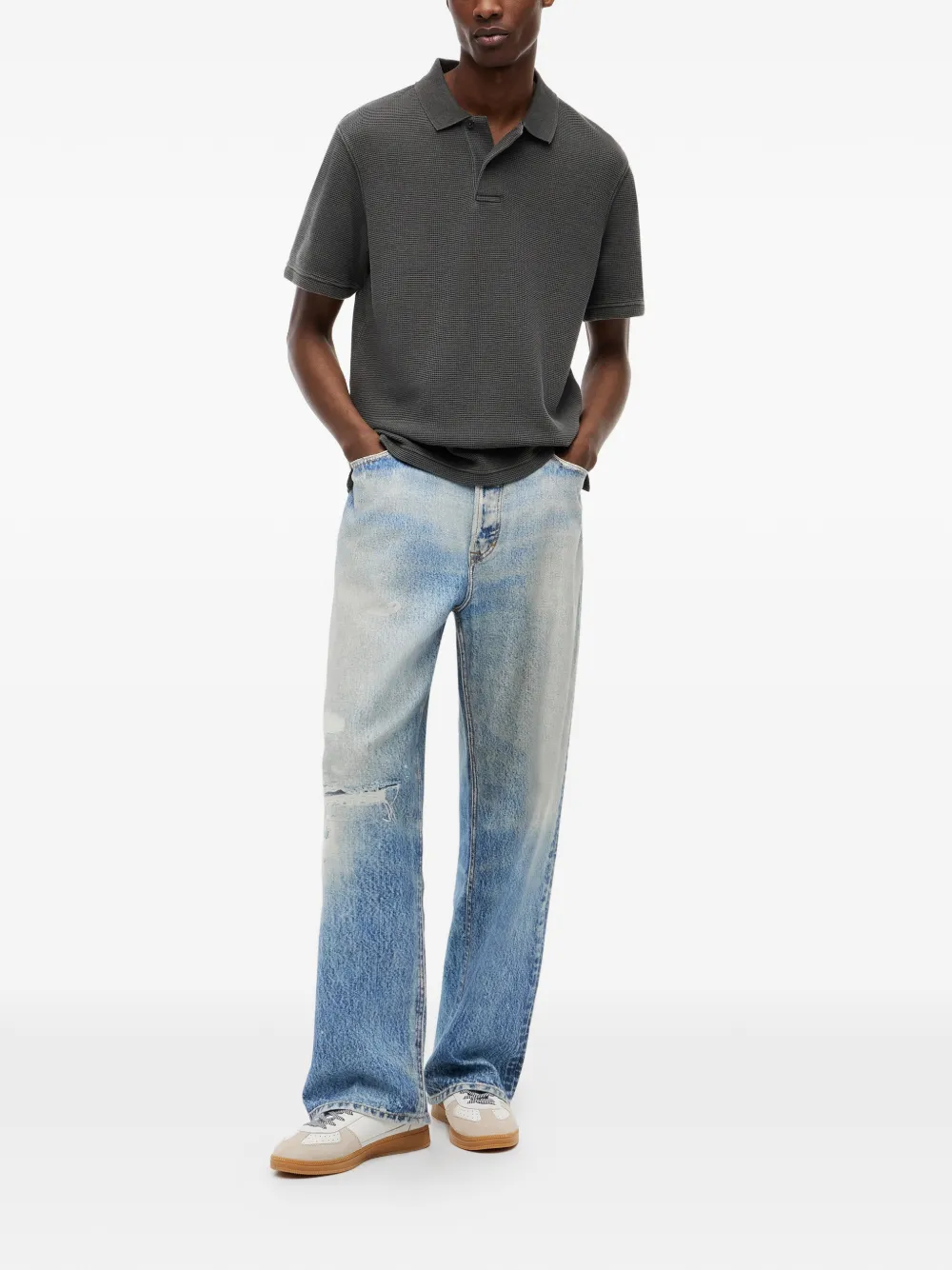 Tommy Hilfiger Poloshirt met korte mouwen Zwart