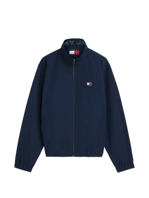 Tommy Hilfiger logo-patch high-neck jacket