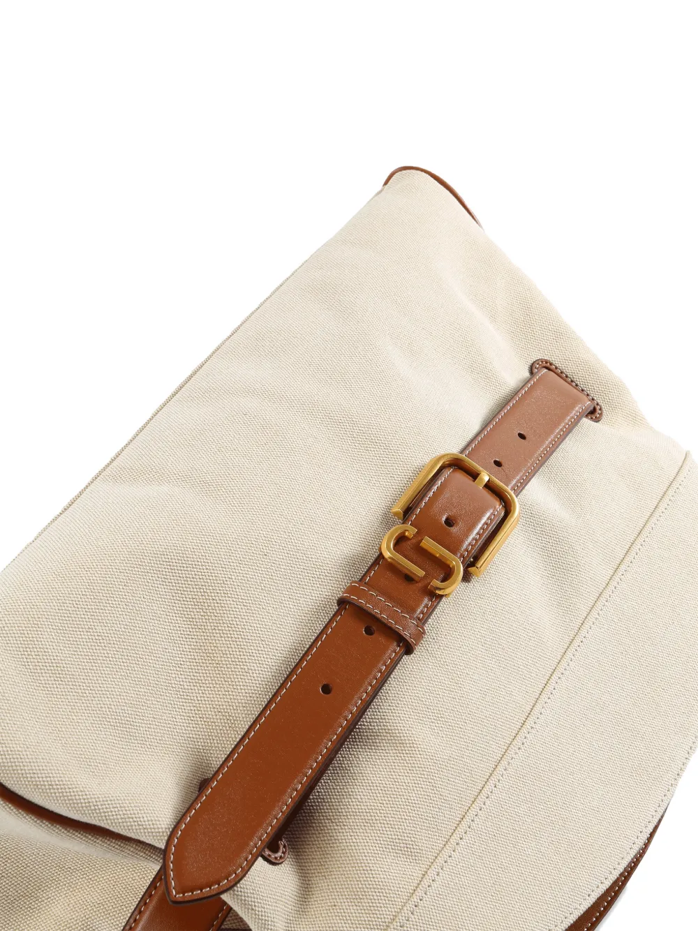Marc Jacobs The Dakota schoudertas met riemdetail Beige