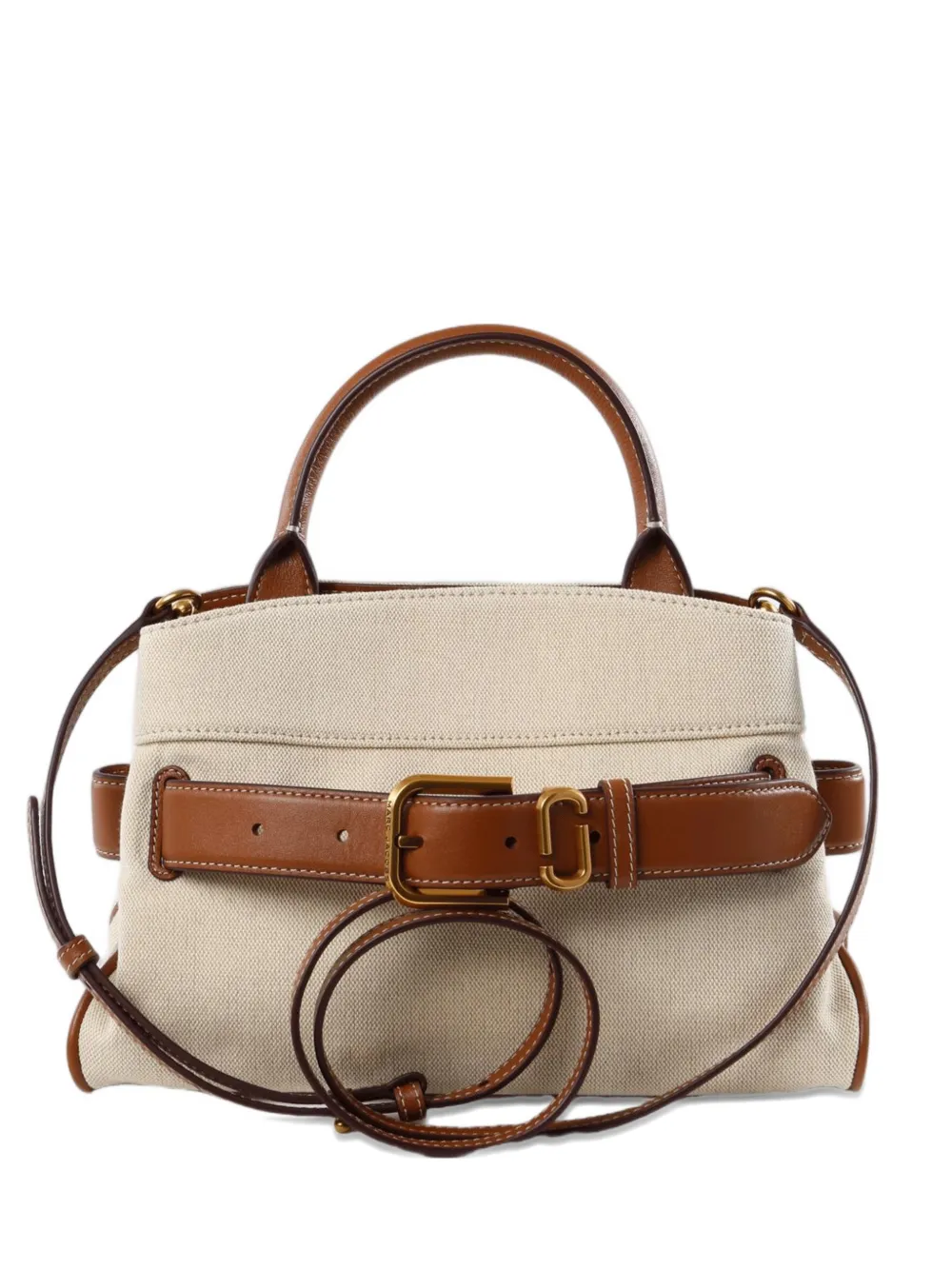 Marc Jacobs The Small Satchel belted tote bag - Toni neutri