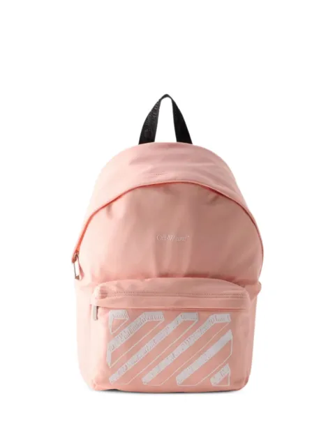 Off-White Kids Diagonals logo-print backpack