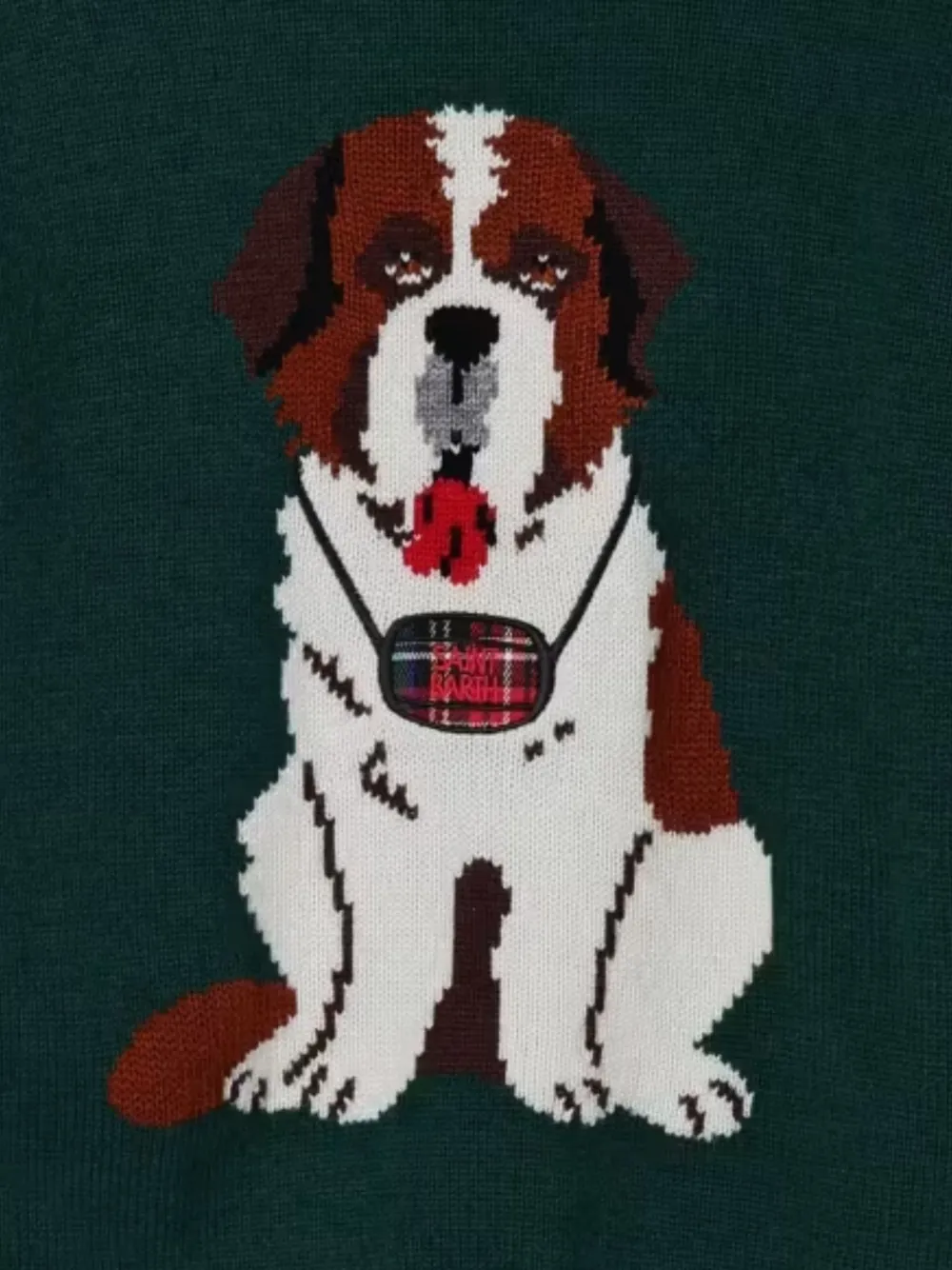 MC2 Saint Barth Kids Bern intarsia trui Groen