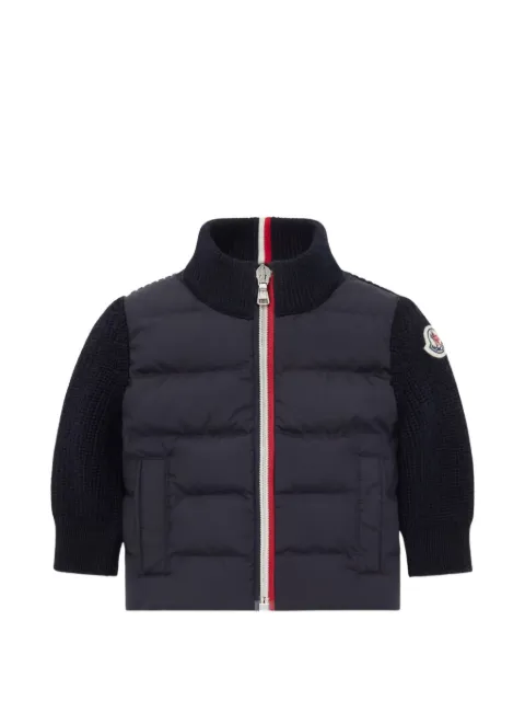 Moncler Enfant padded panelled jacket