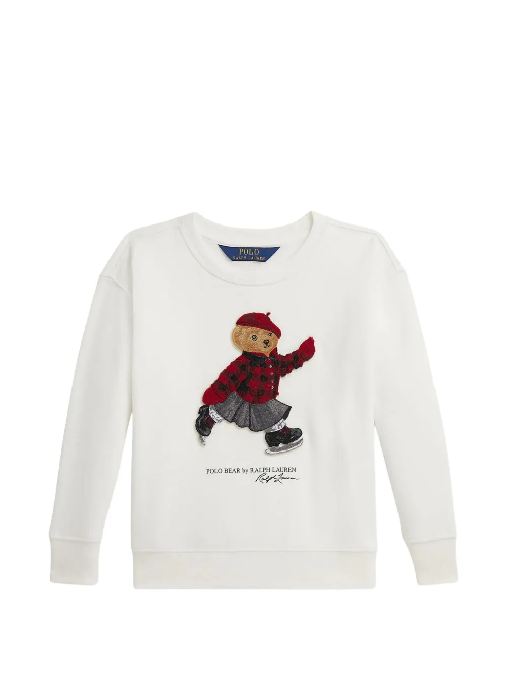 POLO RALPH LAUREN KIDS Polo Bear embroidered sweater - Weiß
